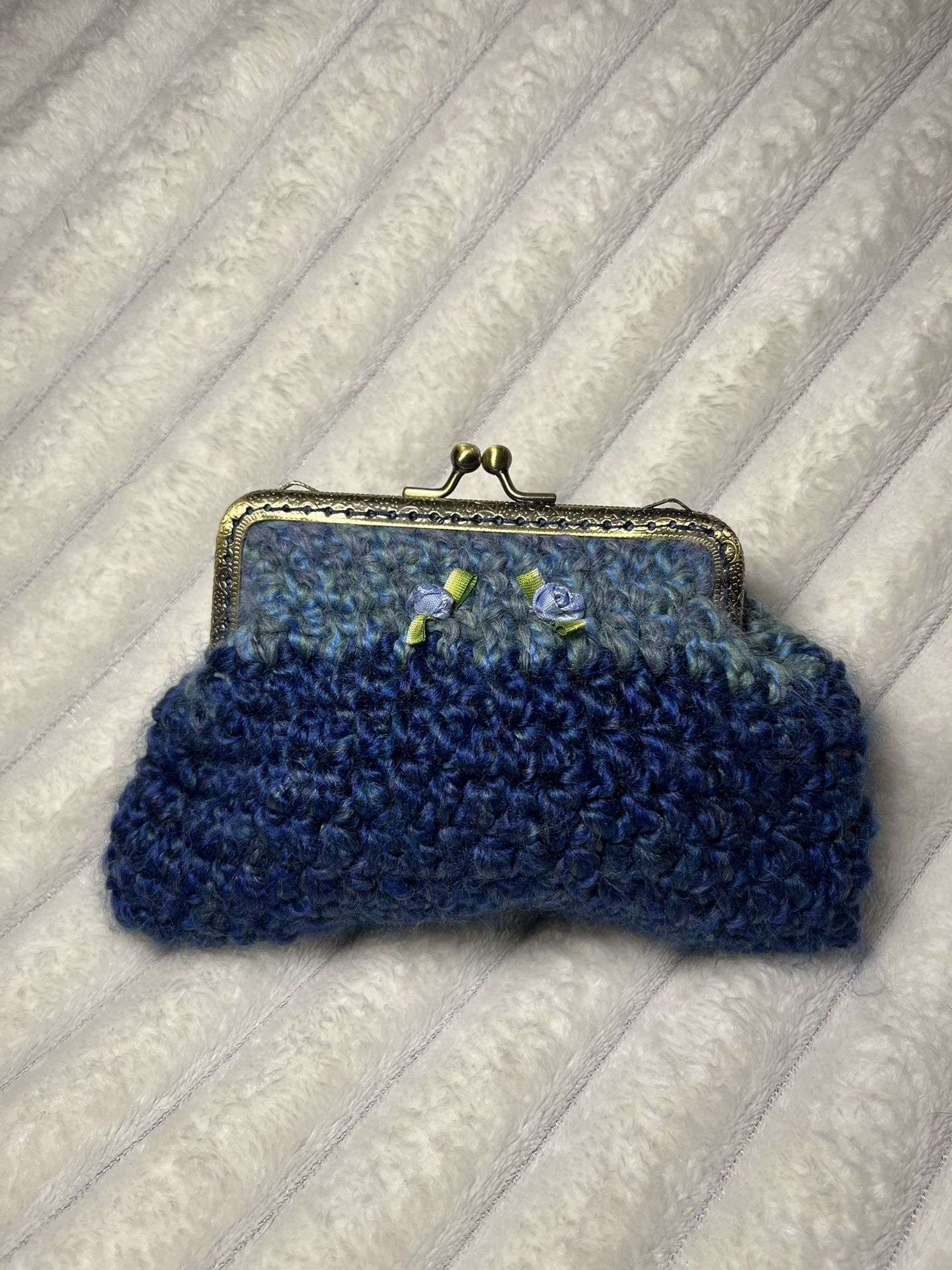Blue Clutch Bag