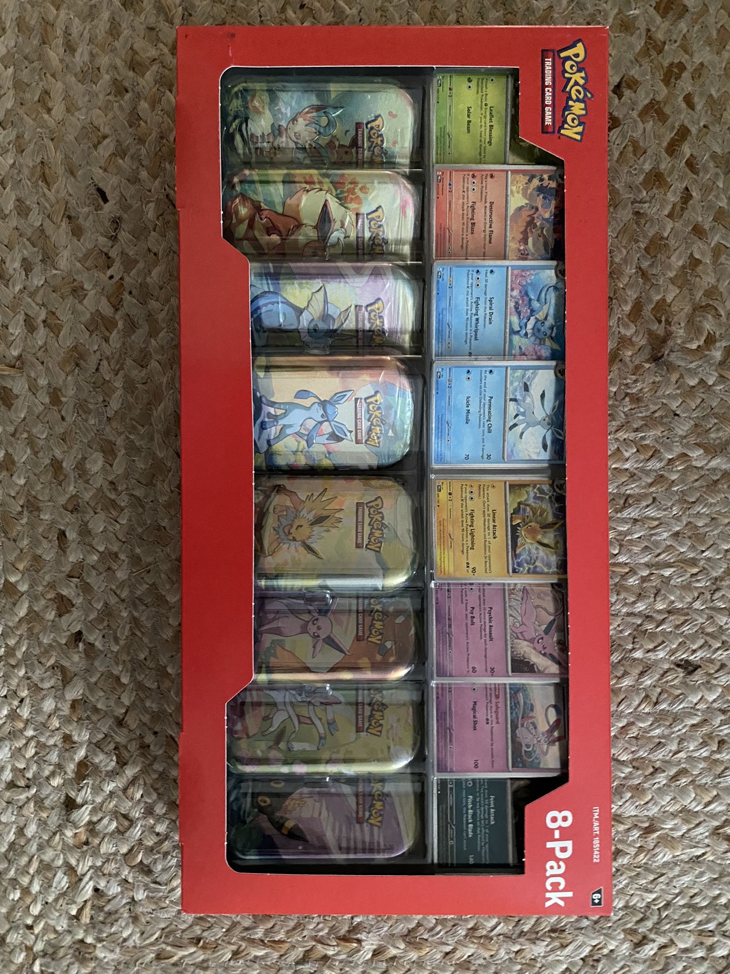 Pokémon Costco Mini Tin Collection Box 8pack Brand New Sealed