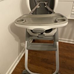 Ingenuity 3-in-1 High Chair – Gray & White (Great Condition!)