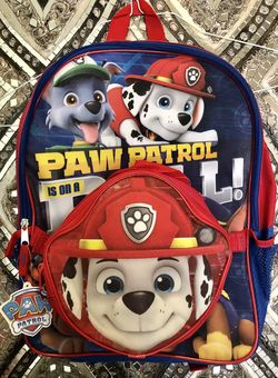 BRAND NEW W TAGS PAW PATROL SCHOOL BACKPACK + LUNCH BOX DUO