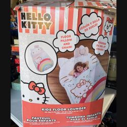 Hello Kitty Kids Floor Lounger/ Floor Pillow And Chair/ New /sylmar/selling For$150 Or More
