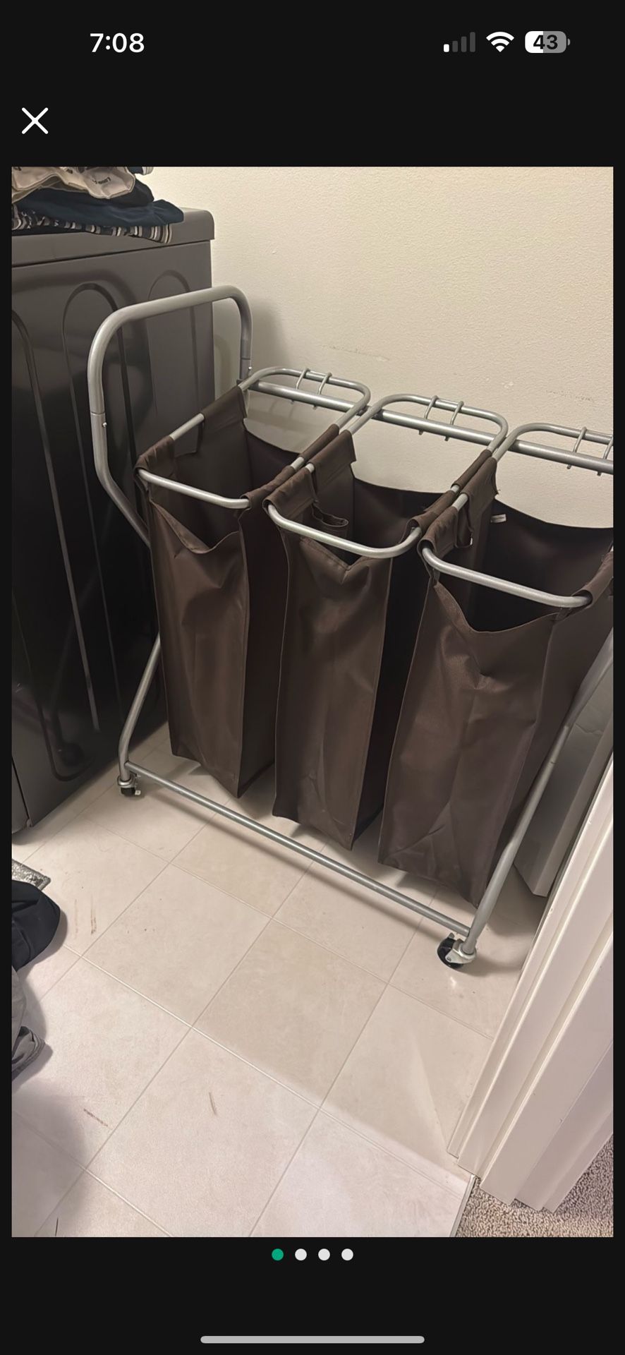 Laundry Hamper With Wheels