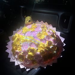 Eternal Roses Money Bouquet Anniversary Graduación Ramo Buchon