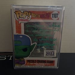 Dragon Ball Z Autograph Piccolo Funko Pop