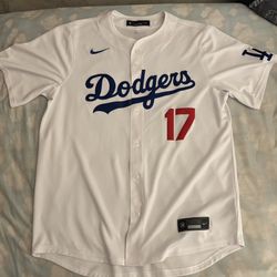 Dodgers Shohei Ohtani  (L) Official Home Limited White Jersey WORN ONCE