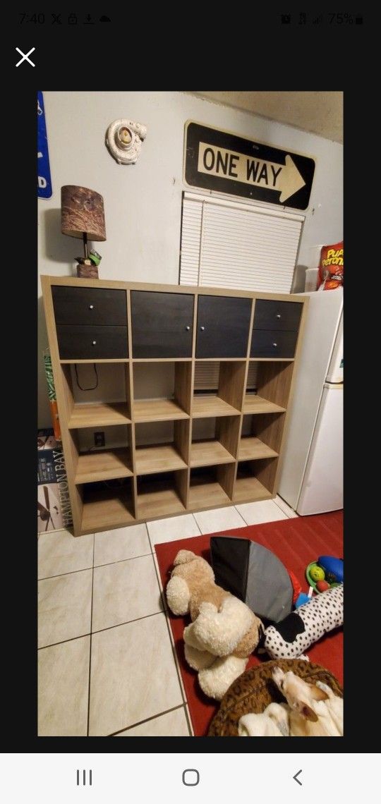 Cubie Shelf With Cabinet And Drawers