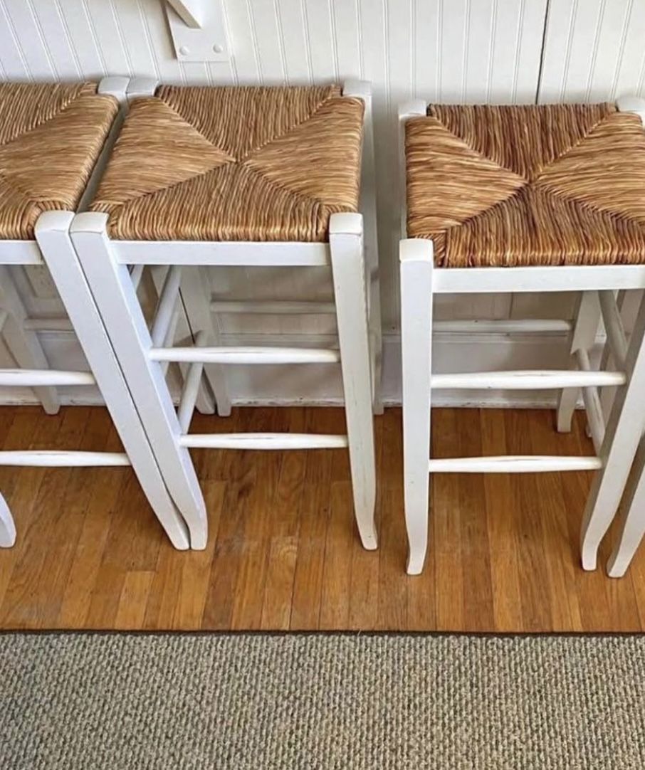 Pottery Barn Bar Stools / 4 For $60