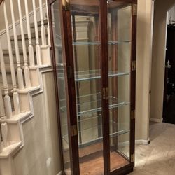 Henredon Scene One Campaign Curio Cabinet