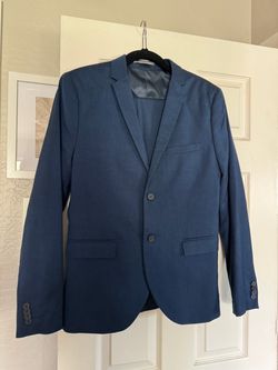 Blue Skinny Fit Men’s Suit