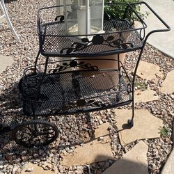 Custom iron pool lounge chairs