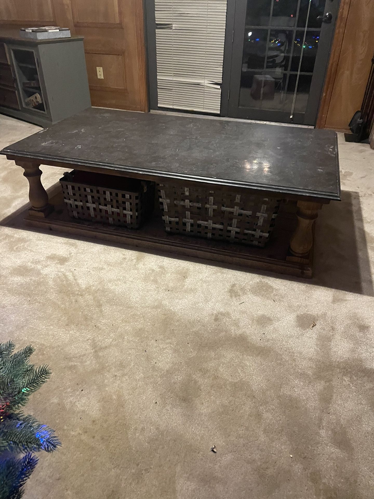 Beautiful Wood Coffee Table Solid Piece