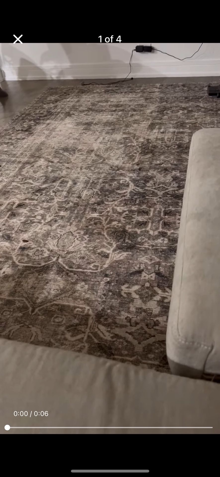 New 8’6x11’6 area rug