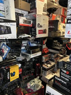 Amps, Radios, Speaker Boxes