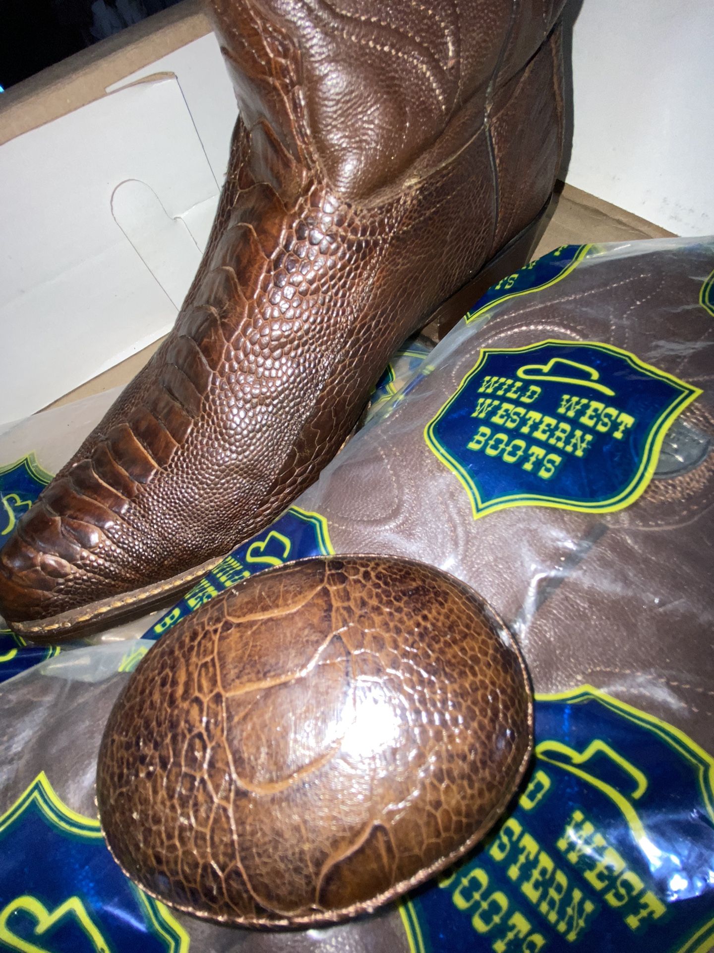 Cowboy Boots Botas Buchonas De Avestrus /