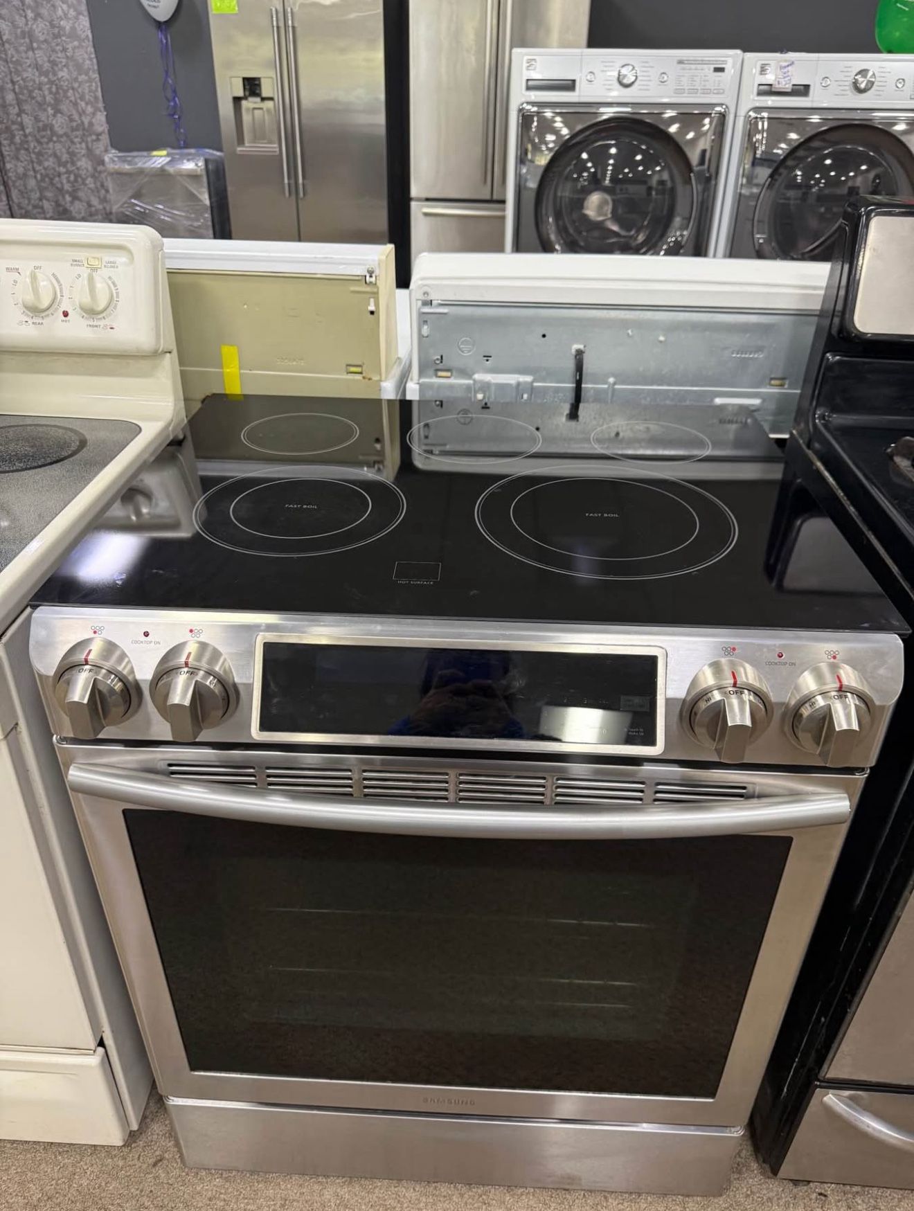 š„SAMSUNG GLASS TOP SLIDE IN ELECTRIC STOVEš„