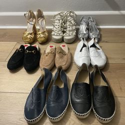 Gucci, Valentino, Jimmy Choo Shoes