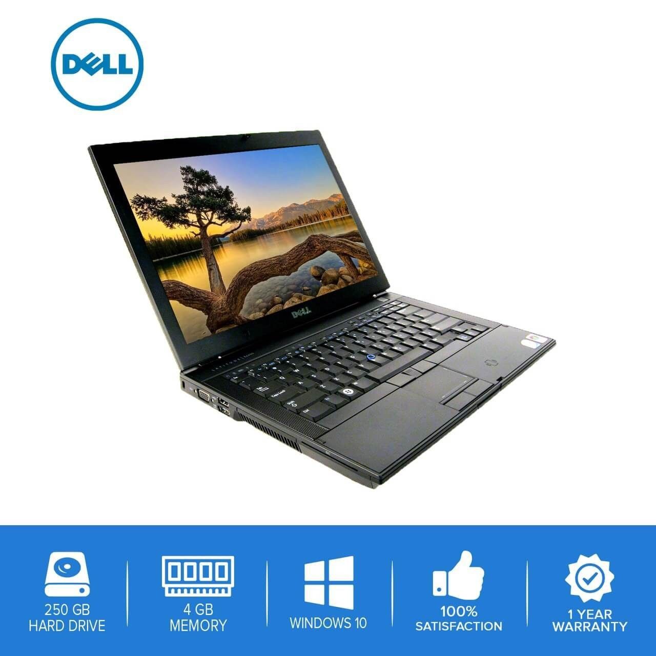 Complete factory refurbished Dell latitude e6400 core 2 duo Windows 10 professional