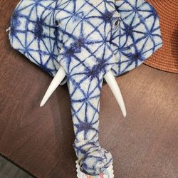 Elephant Head Wall Decor