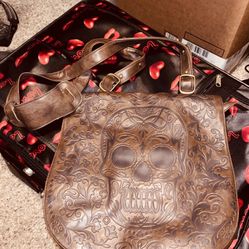 Loungefly Sugar Skull Purse 