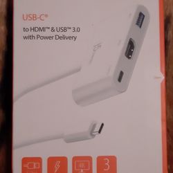 J5 Create USB-C To HDMI & USB 3.0 With Power Delivery