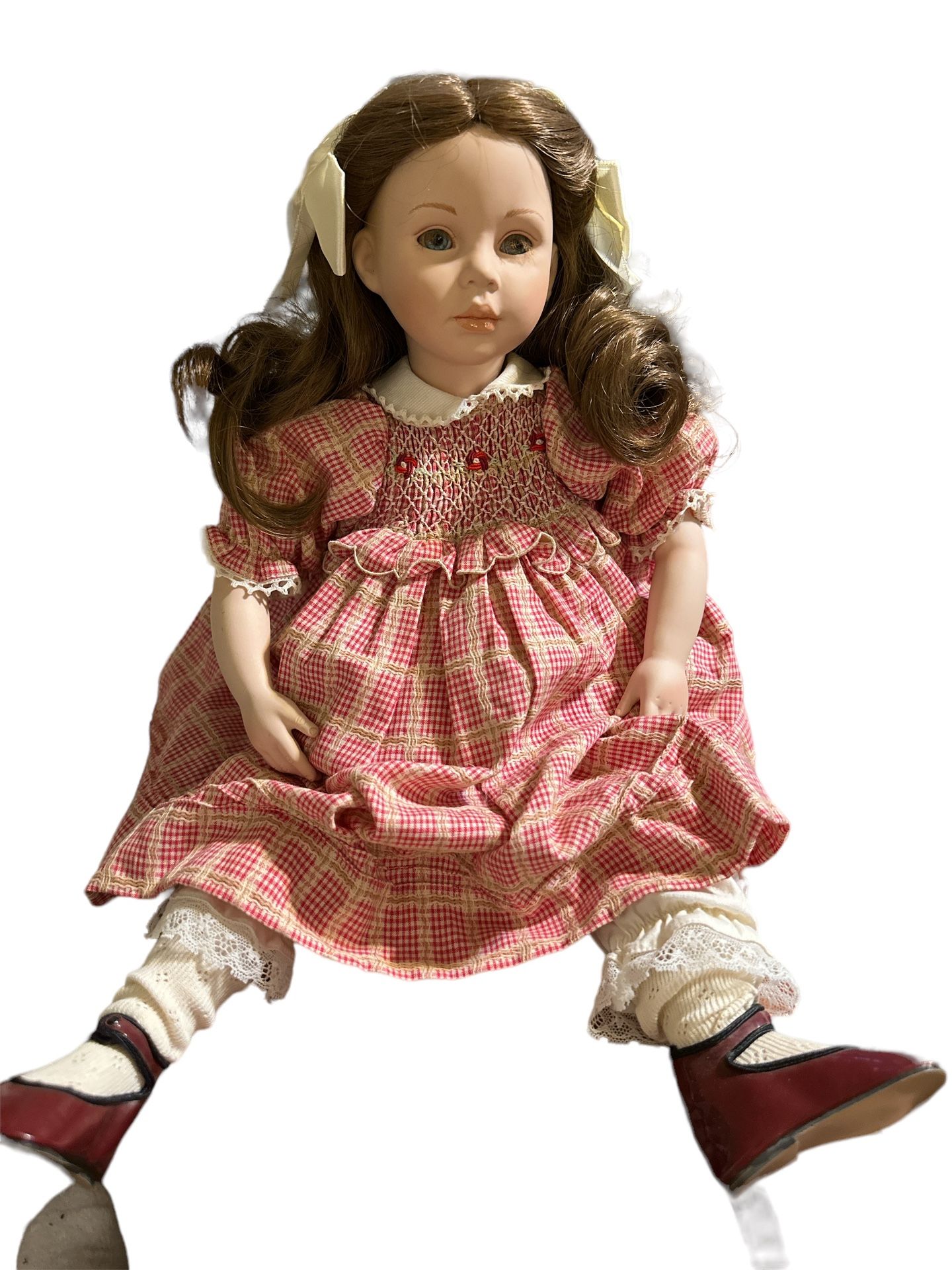20” This Listing is for a Beautiful Pauline Bjonness-Jacobsen Collectible Doll That Measures 20” Long. She is a Limited Edition Doll Stamped 18/950 h