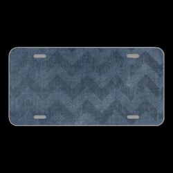License Plate Novelty Car Front Background Grunge Wave Pattern