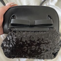 Kate spade Sequin Black handbag 
