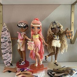 Rainbow High Dolls - Pacific Coast 3-Pack