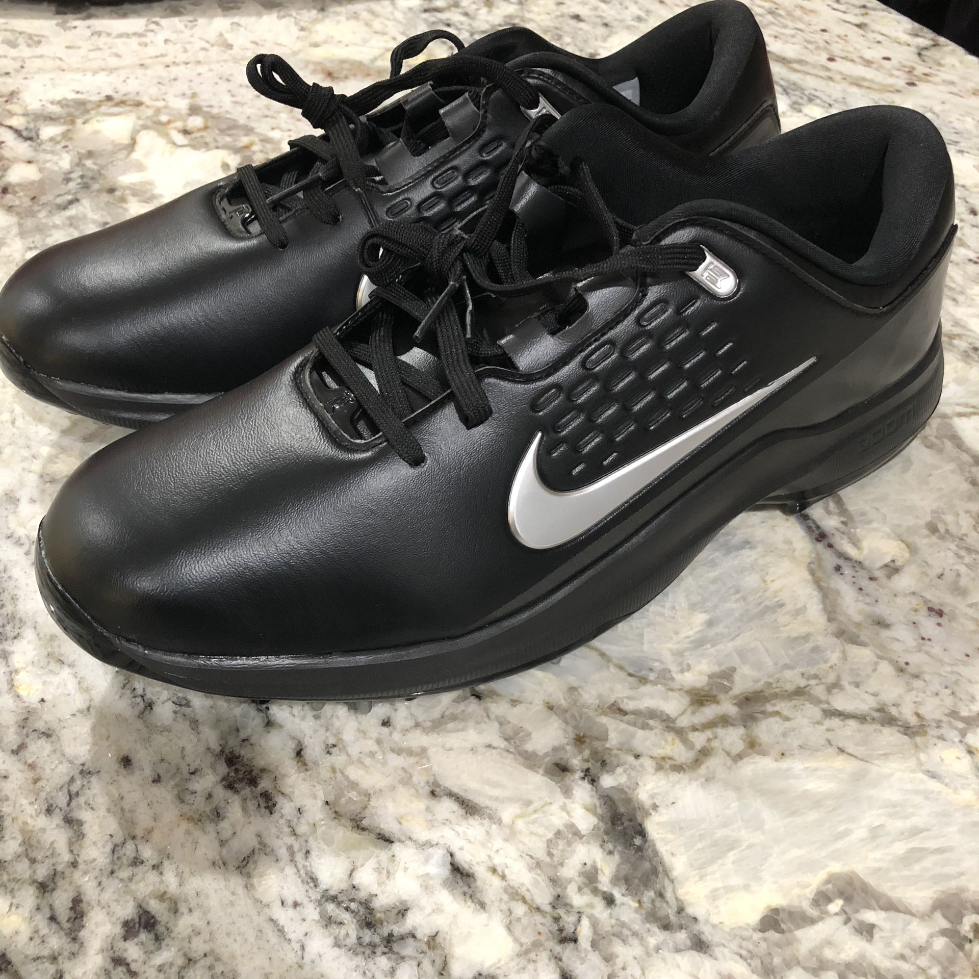 Nike Air Zoom TW71 Spiked Golf Shoes Black/Silver AA1990 002