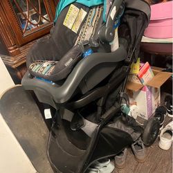 Car seat with stroller