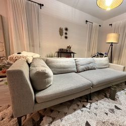 West Elm Andes 3 Piece Sectional Couch