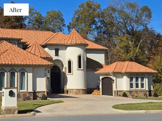 New Exterior Flat Paint= 3 Grecian Ivory + 1 Library Pewter= 45ea= 180 Cash 