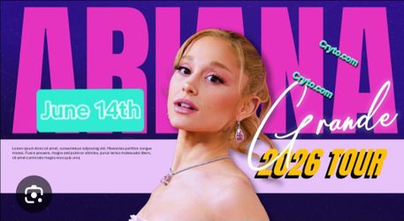 Ariana Grande June 14th at Cryto