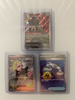 Pokemon Illustration Rare and Ultra Rares from Pitch Black