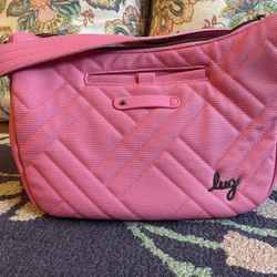 Lug Brand Pink Shoulder Bag/ Purse Like New 