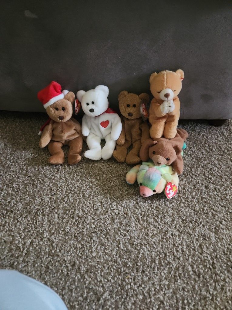 Lot Of TY Beanie Baby Bears