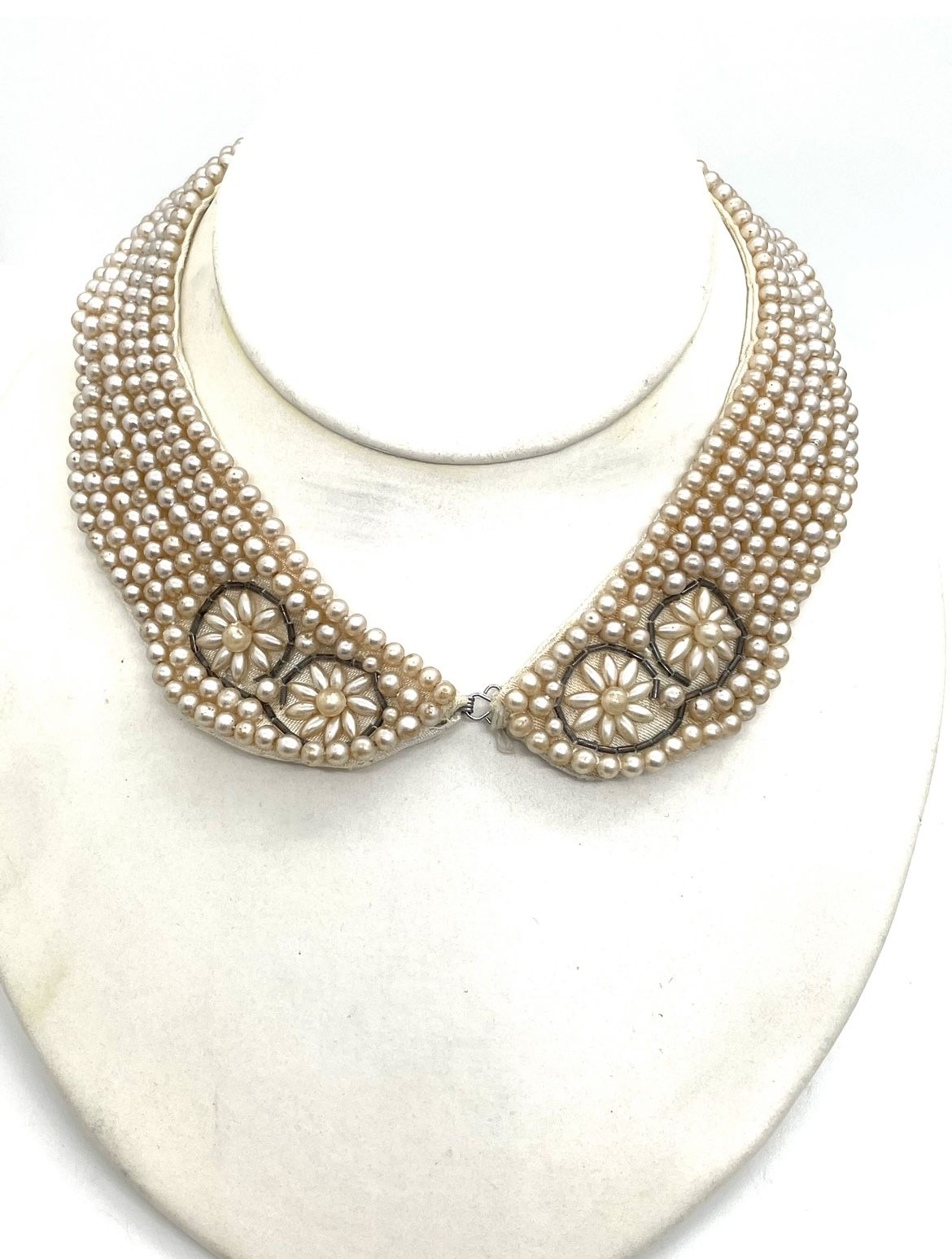 Japanese Art Craft Pearl Collar