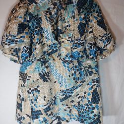 Banana Republic blouse,  size SmallBlue 100% Silk