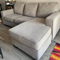 Ashley Reversible Chaise Sectional Couch + DELIVERY