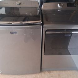 Maytag Steam Washer/Electric set match 