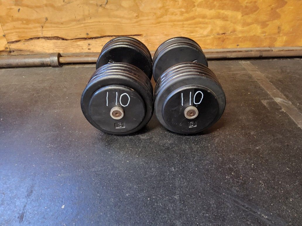 110 Lb Dumbbells