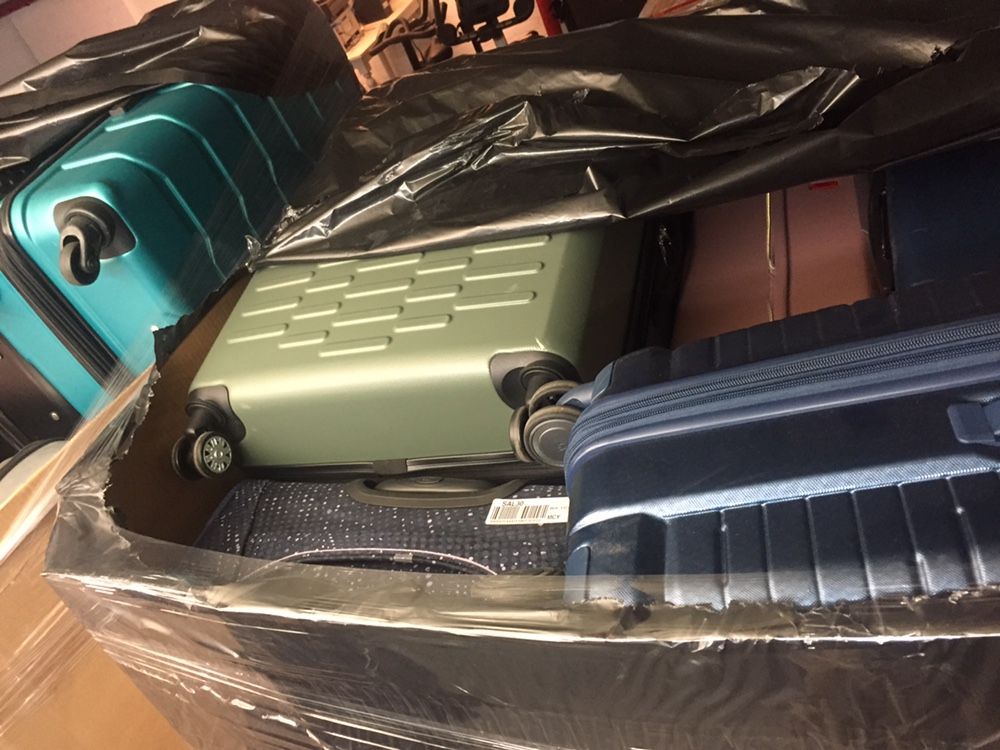MCYs Luggage pallets, brand names, offered at 20% of retail value