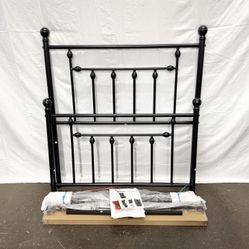 Twin Size Metal Platform Bed Frame , Black 