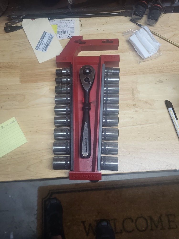 Craftsman 1/2 In Sae/ Metric Socket Set