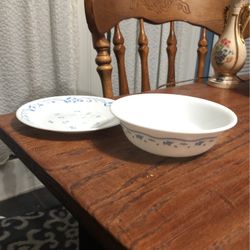 Bread & Butter Plate And Provincial Soup Bowl