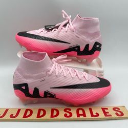 Nike Air Zoom Mercurial Superfly 9 Elite SG-Pro AC Pink Foam FD0246-601 Men Sz 8  New