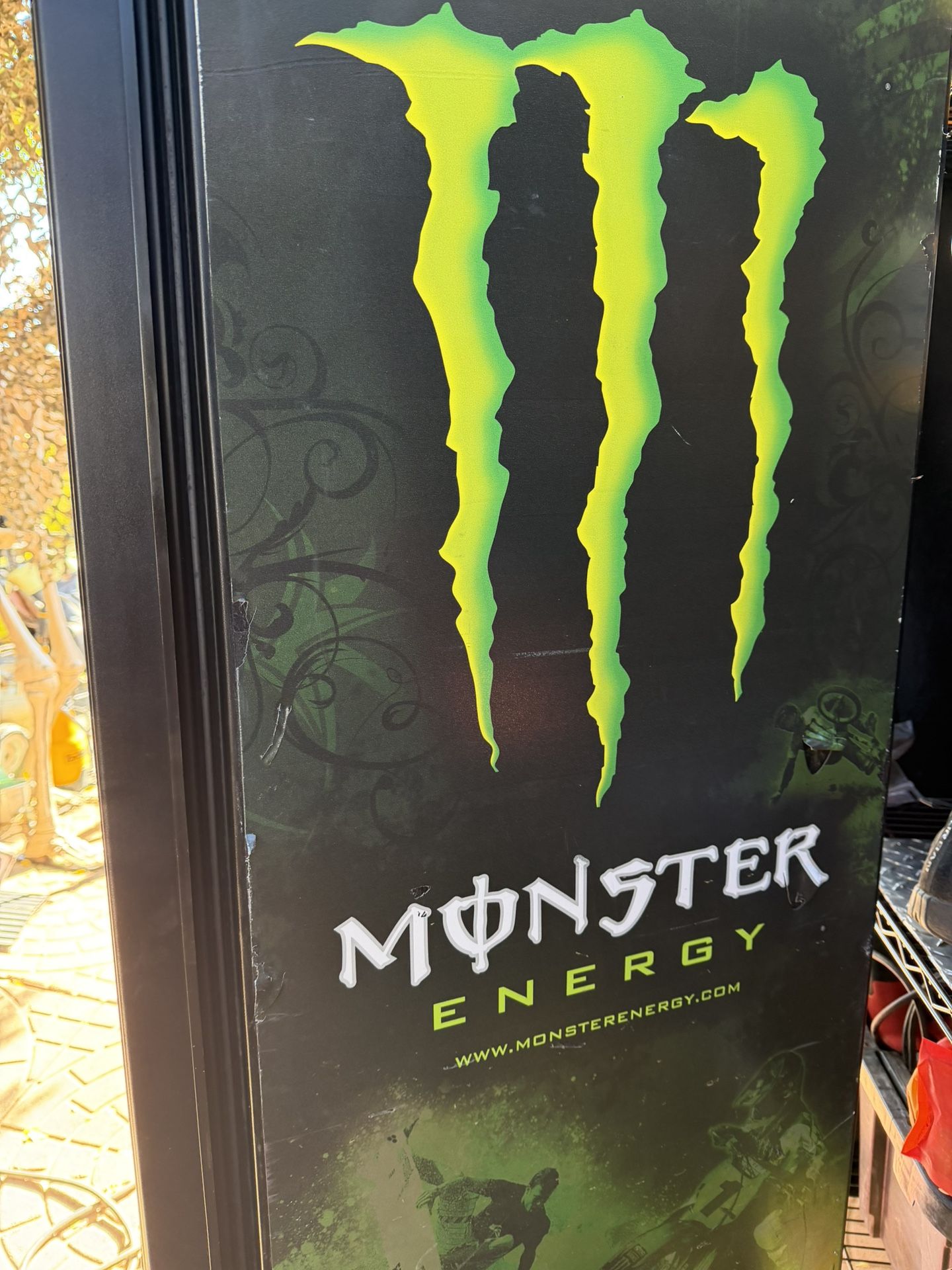 Monster Drink Refridge