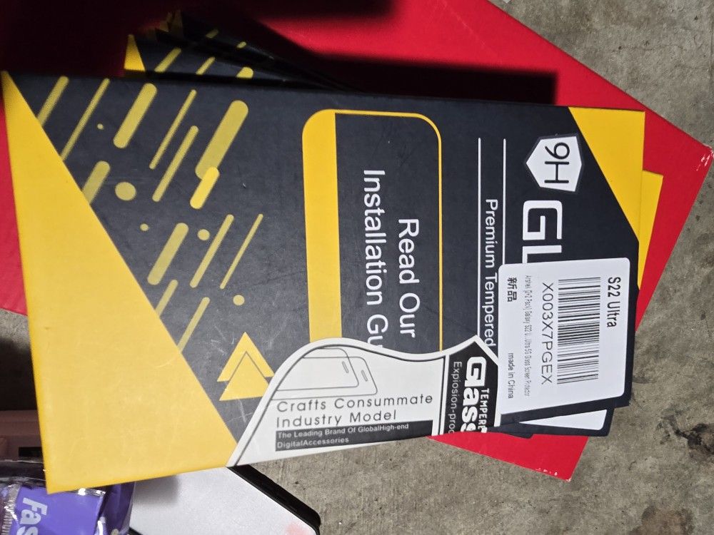 9H Tempered Glass screen protector S22 ultra