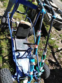 2x extra large go kart with really big engine a mountain of fun just waiting to happen