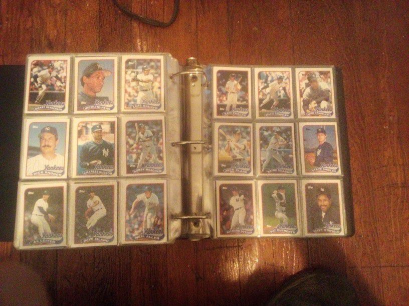 1989 Topps Organized By Teams  Full Binder